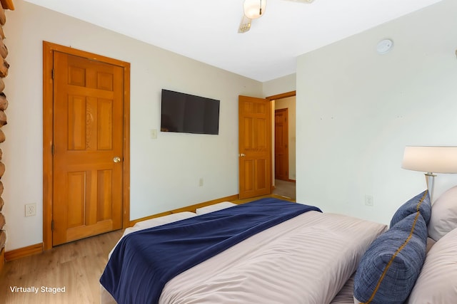 37 Boulder Dr, Auburn, ME 04210 - bedroom with baseboards and light wood-style flooring