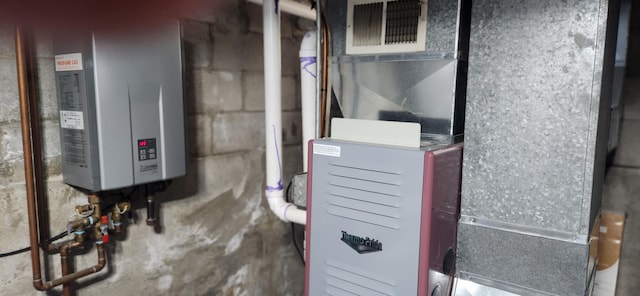 162 30th St, Shapleigh, ME 04076 - utilities with water heater and heating unit
