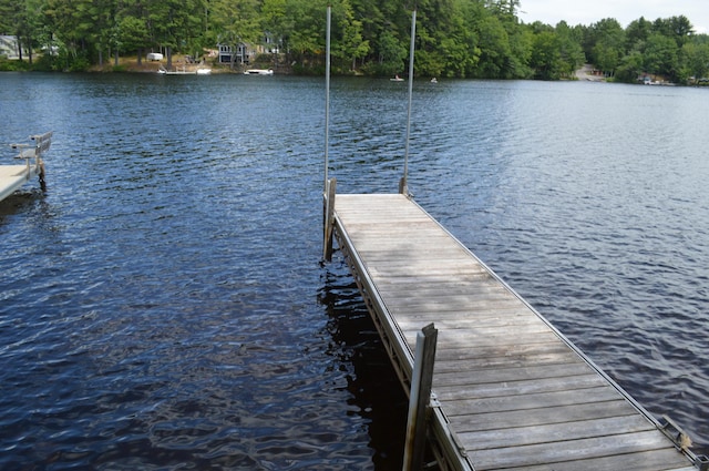162 30th St, Shapleigh, ME 04076 - dock with a water view and a forest view