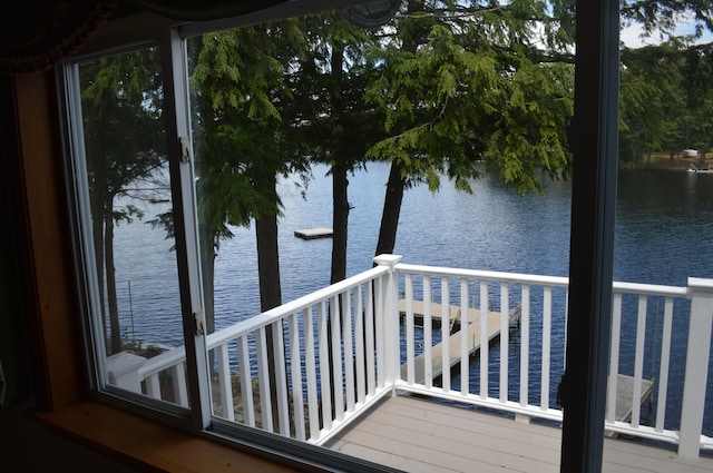 162 30th St, Shapleigh, ME 04076 - deck with a water view