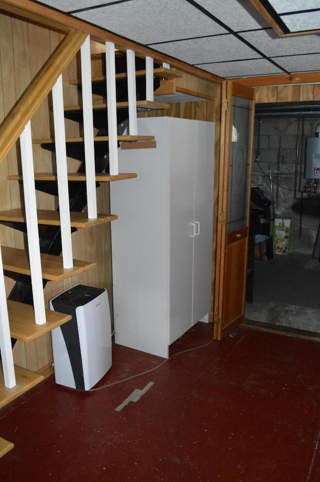 162 30th St, Shapleigh, ME 04076 - finished basement with stairs and water heater