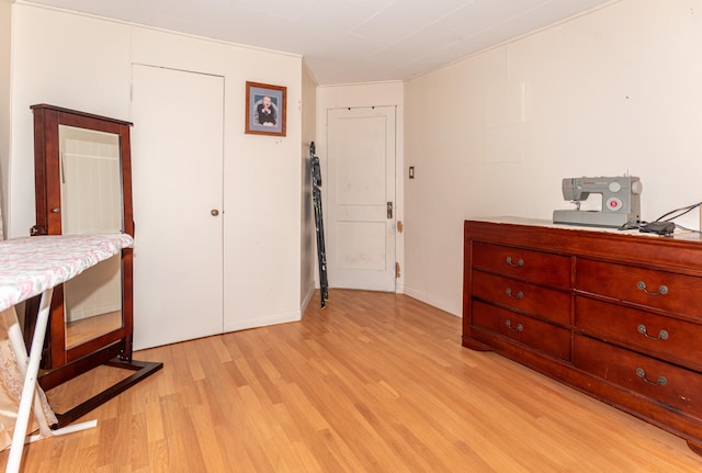 144 6th Ave, Madawaska, ME 04756 - bedroom with light wood-type flooring