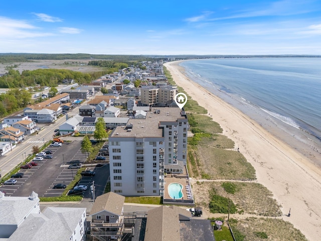 31 E Grand Ave Unit 80, Old Orchard Beach, ME 04064 - drone / aerial view of waterfront with a beach