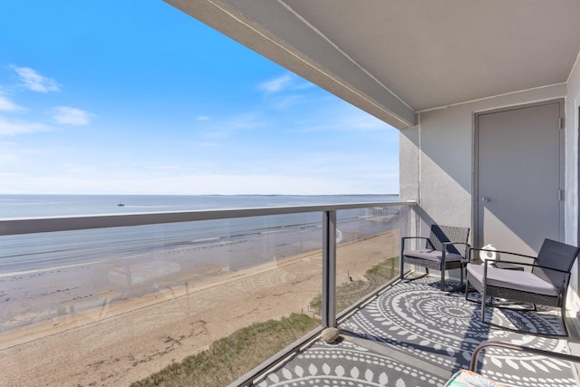 31 E Grand Ave Unit 80, Old Orchard Beach, ME 04064 - balcony with view of water and beach