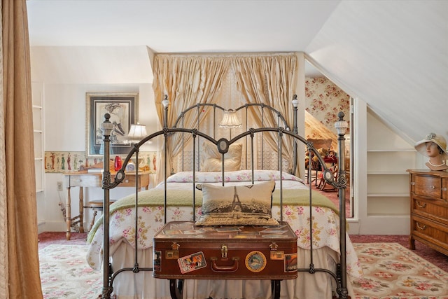 62 Blackswoods Rd, Franklin, ME 04634 - bedroom featuring vaulted ceiling