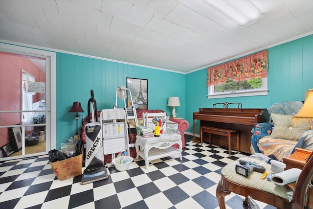 62 Blackswoods Rd, Franklin, ME 04634 - living area featuring tile patterned floors