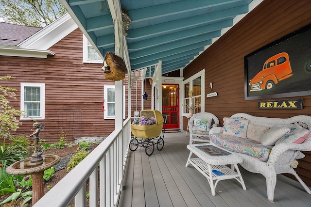62 Blackswoods Rd, Franklin, ME 04634 - view of wooden terrace