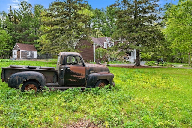 62 Blackswoods Rd, Franklin, ME 04634 - view of yard with an outdoor structure