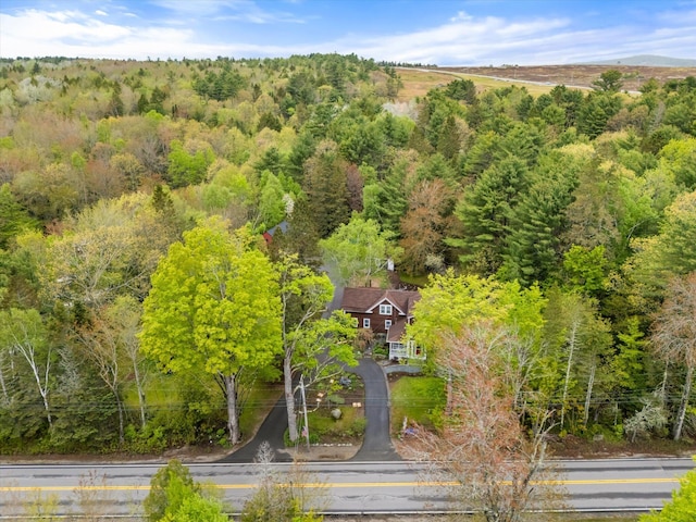 62 Blackswoods Rd, Franklin, ME 04634 - view of subject property with a forest