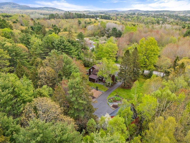62 Blackswoods Rd, Franklin, ME 04634 - aerial view of property and surrounding area with a forest
