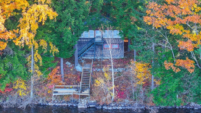 63 Naples Rd, Harrison, ME 04040 - aerial view of property and surrounding area featuring a nearby body of water