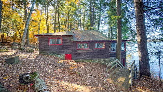 63 Naples Rd, Harrison, ME 04040 - view of property exterior featuring a shingled roof