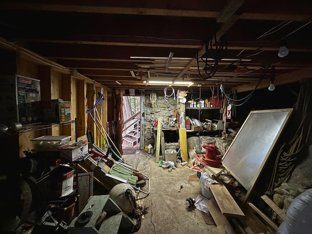 63 Naples Rd, Harrison, ME 04040 - view of basement