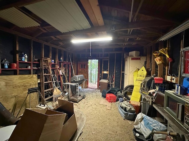 63 Naples Rd, Harrison, ME 04040 - below grade area with a garage