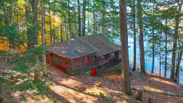 63 Naples Rd, Harrison, ME 04040 - view of property exterior featuring a water view