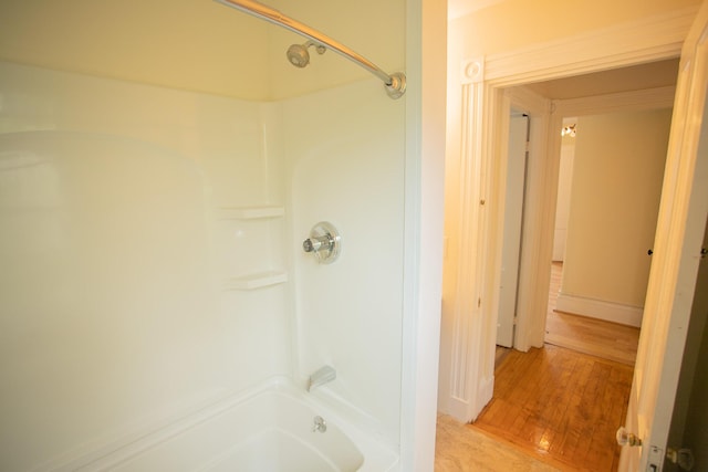 28 Pier St, Bangor, ME 04401 - full bathroom featuring wood finished floors and bathing tub / shower combination