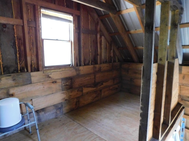 157 Bradley Ln, Mercer, ME 04957 - view of unfinished attic