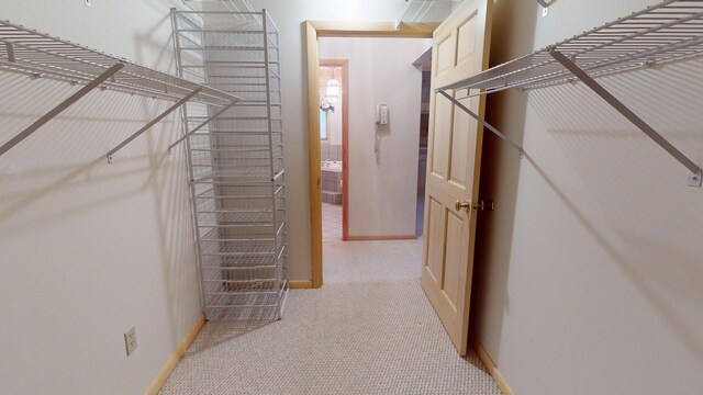 129 Maple Shore Ln, Stetson, ME 04488 - walk in closet with light carpet