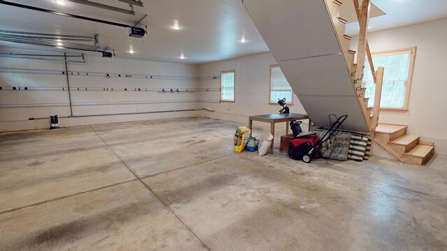 129 Maple Shore Ln, Stetson, ME 04488 - garage featuring a garage door opener