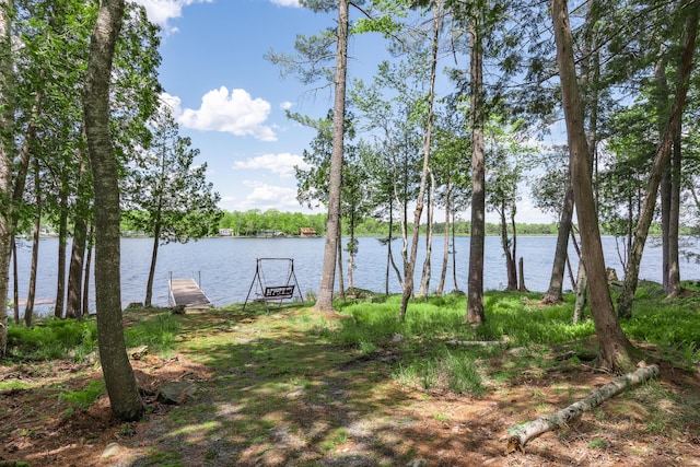129 Maple Shore Ln, Stetson, ME 04488 - dock featuring a water view