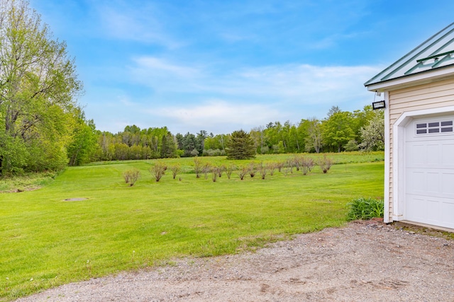 303 Williams Rd, Bradford, ME 04410 - view of grassy yard featuring a wooded view