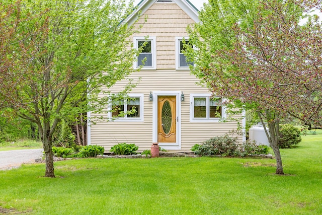 303 Williams Rd, Bradford, ME 04410 - view of front of property with a front lawn