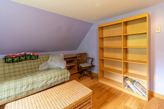 303 Williams Rd, Bradford, ME 04410 - living area featuring wood finished floors and lofted ceiling