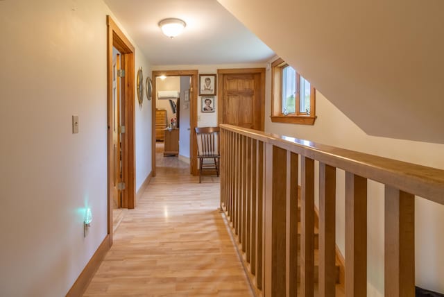 303 Williams Rd, Bradford, ME 04410 - hallway featuring light wood-type flooring and baseboards