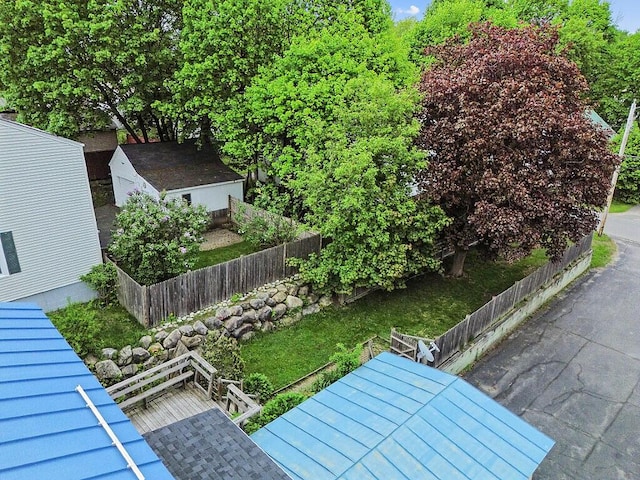 20 Donald St, Waterville, ME 04901 - fenced backyard featuring an outbuilding