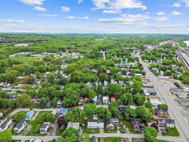 20 Donald St, Waterville, ME 04901 - aerial perspective of suburban area with a forest