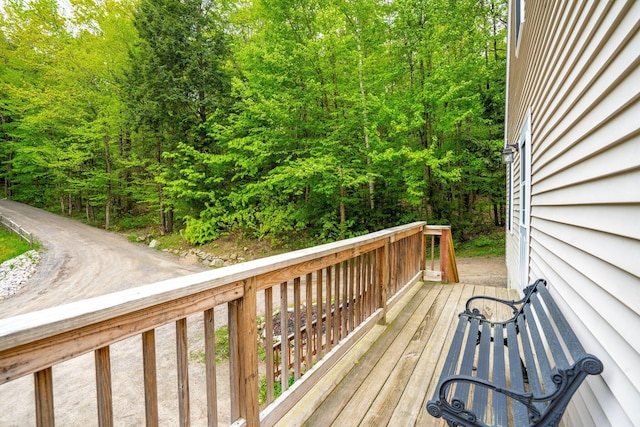 15 Convene Rd, Sebago, ME 04029 - view of deck