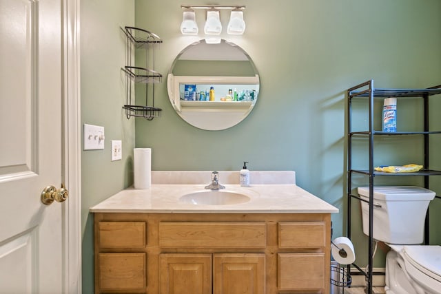 15 Convene Rd, Sebago, ME 04029 - bathroom featuring vanity and toilet