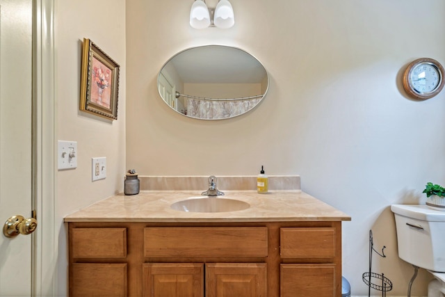 15 Convene Rd, Sebago, ME 04029 - full bathroom with toilet and vanity