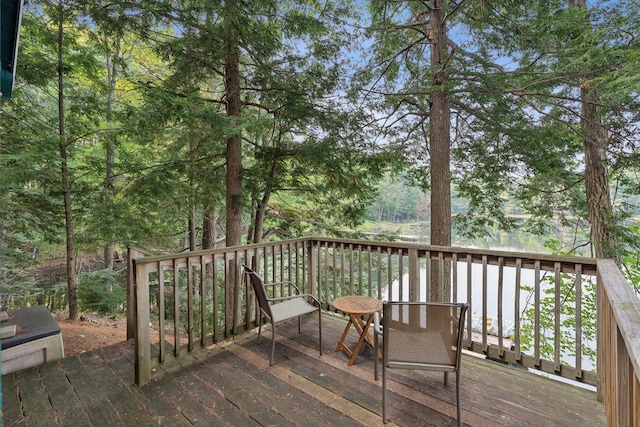 29 Island Pond Rd, Leeds, ME 04263 - view of wooden terrace