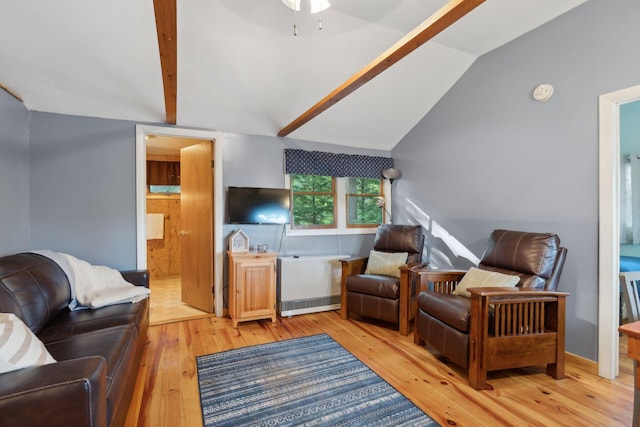 29 Island Pond Rd, Leeds, ME 04263 - living room with light wood-type flooring and ceiling fan