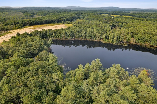 29 Island Pond Rd, Leeds, ME 04263 - aerial view of property and surrounding area with a heavily wooded area and a large body of water