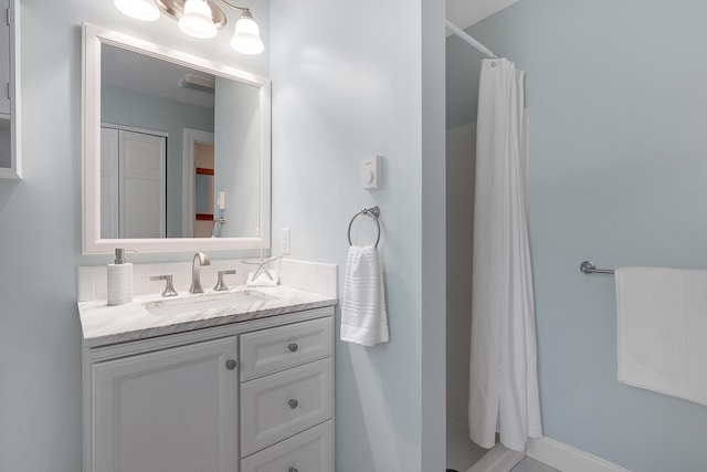 65 Pine Point Rd Unit 12, Scarborough, ME 04074 - bathroom with vanity and a shower with curtain