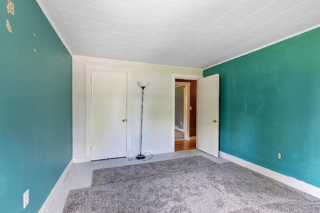 95 Riverview Dr, Gardiner, ME 04345 - unfurnished bedroom featuring baseboards and carpet floors