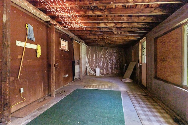 95 Riverview Dr, Gardiner, ME 04345 - view of unfinished basement