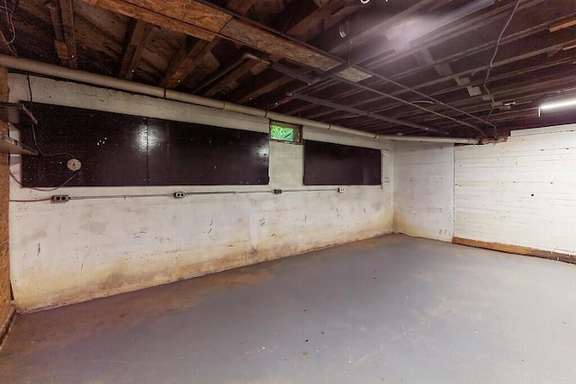 95 Riverview Dr, Gardiner, ME 04345 - view of unfinished basement