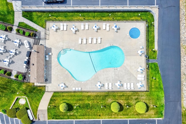 1801 Post Rd Unit 144, Wells, ME 04090 - bird's eye view of a pool area