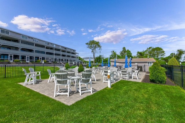 1801 Post Rd Unit 144, Wells, ME 04090 - view of yard featuring a patio