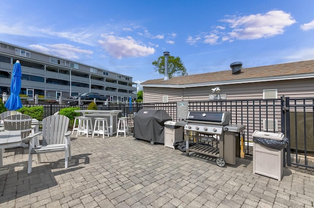 1801 Post Rd Unit 144, Wells, ME 04090 - view of patio / terrace with grilling area