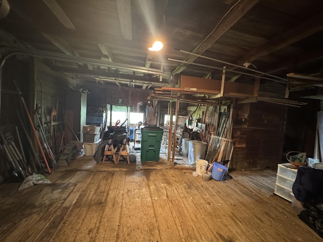 41 S Main St, Guilford, ME 04443 - misc room featuring hardwood / wood-style floors
