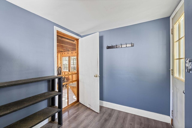 1 Fall St, Biddeford, ME 04005 - unfurnished room featuring wood finished floors and baseboards