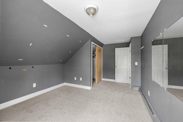 1 Fall St, Biddeford, ME 04005 - bonus room featuring light carpet, a baseboard radiator, and baseboards