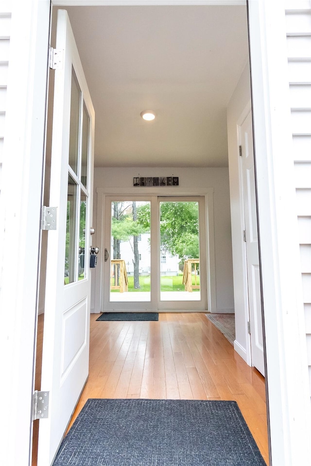 22 Penn Ave, Portland, ME 04103 - entryway with hardwood / wood-style floors