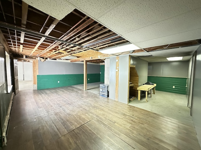 5 Grant Rd, Saint Albans, ME 04971 - finished below grade area with hardwood / wood-style flooring