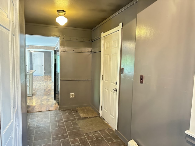 5 Grant Rd, Saint Albans, ME 04971 - bathroom featuring brick patterned floors