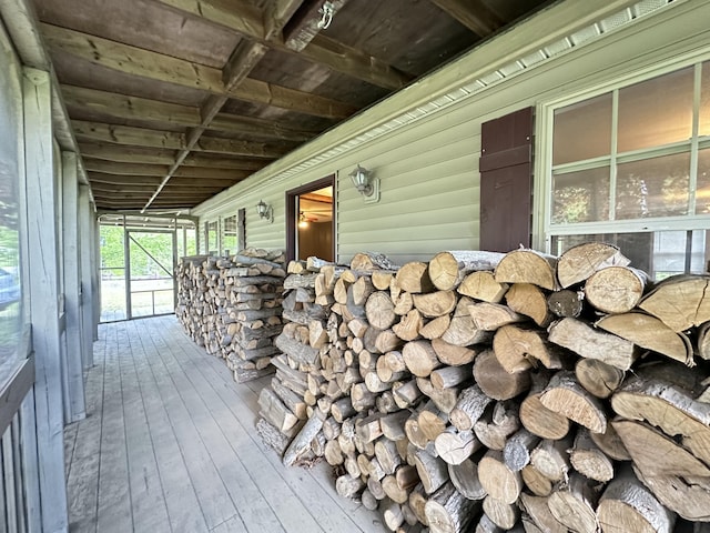 5 Grant Rd, Saint Albans, ME 04971 - view of wooden terrace